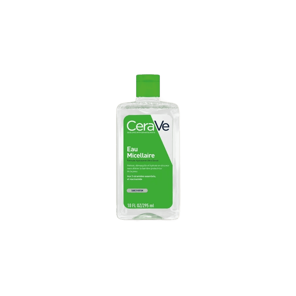 CeraVe – Eau Micellaire Démaquillante Hydratante 295ml | Peaux Sèches