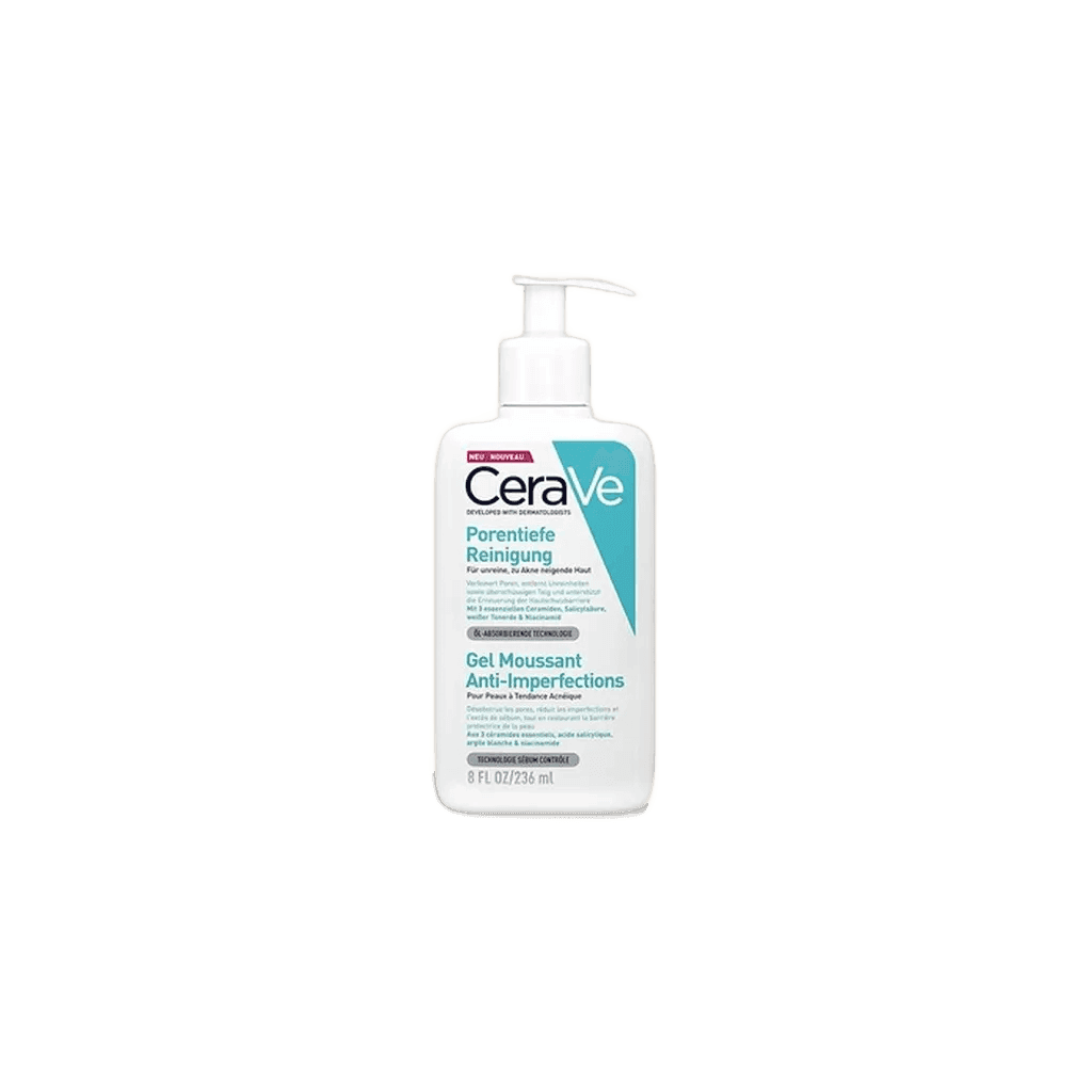 CeraVe – Gel Moussant Purifiant Peaux à Imperfections 236ml