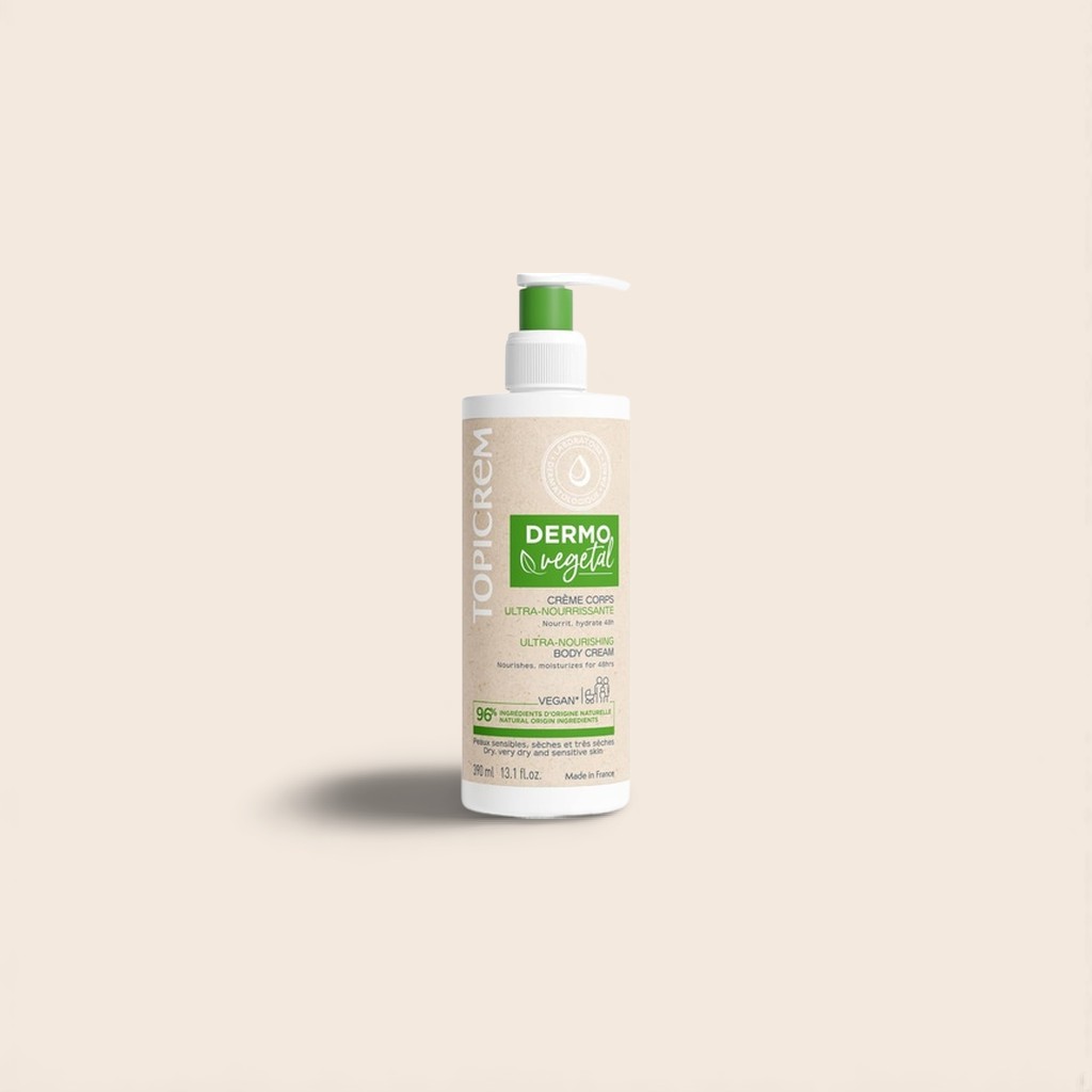 Topicrem - DERMOVEGETAL Crème Corps Ultra-Nourrissante 390ml
