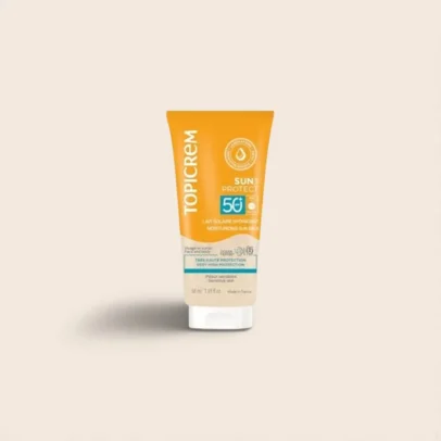 Topicrem - Sun Protect Lait Solaire Hydratant SPF 50+ 50ml | Peaux Sèches | Acheter Dakar | SEN'GARMI