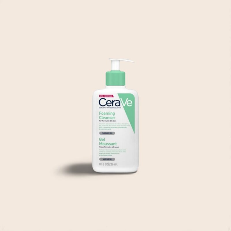 CeraVe - Gel Moussant Nettoyant Visage Peaux Normales à Grasses 236ml