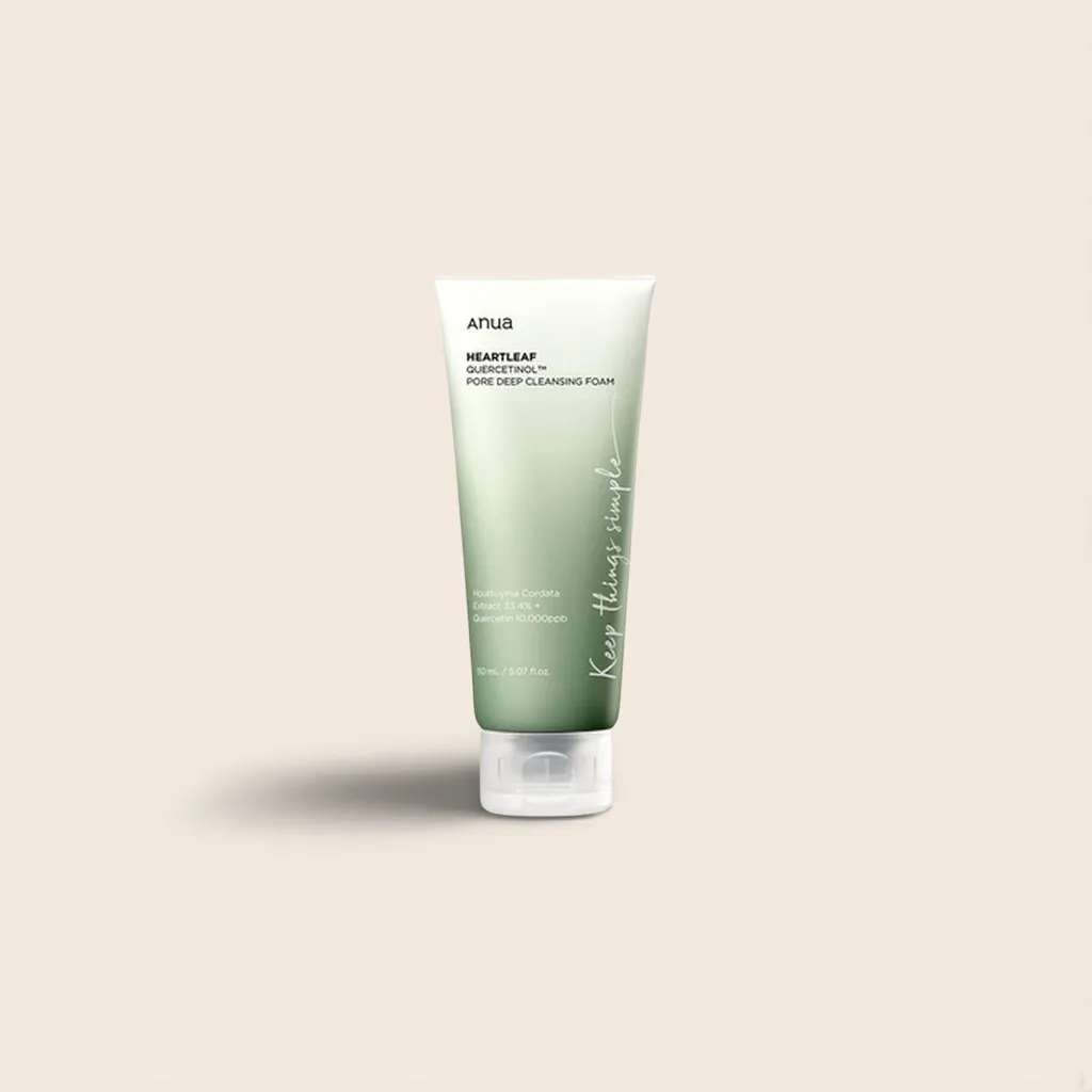 Anua - Heartleaf Quercetinol Pores Profond Mousse Nettoyante 150 ml | Acheter Dakar | SEN'GARMI