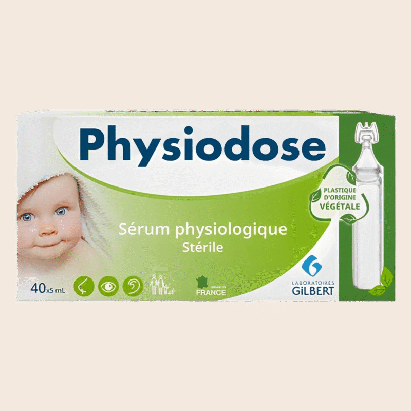 Gilbert - Physiodose Séreum physiologique stérile 40 doses végétales x 5 ml