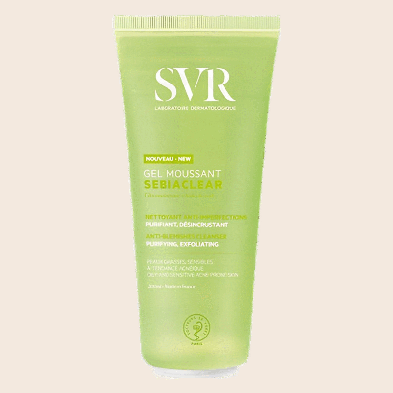 SVR - Sebiaclear Gel Nettoyant Peaux Grasses et à Tendance Acnéique 200ml