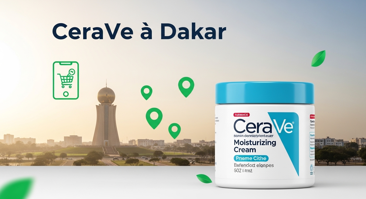Où acheter CeraVe à Dakar ? Guide complet 2025