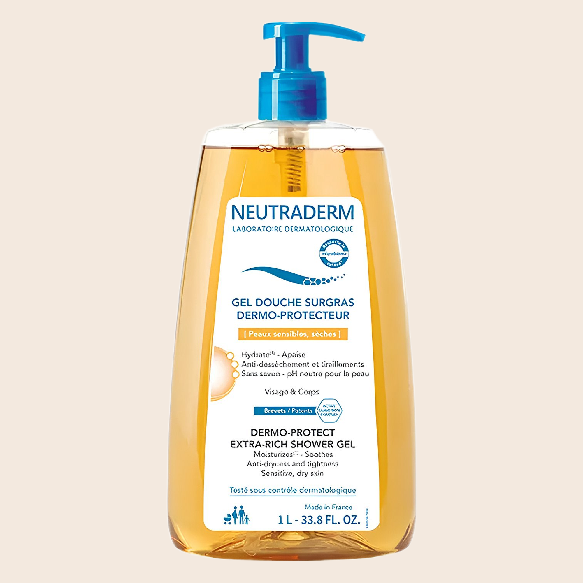 Neutraderm - Dermo-Protect Gel Douche Surgras 1L