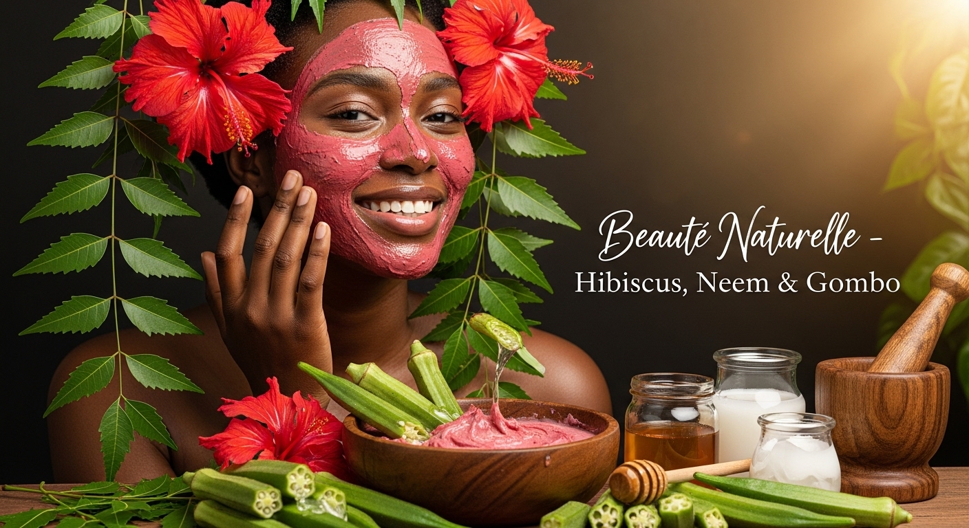 Recettes beauté maison : hibiscus, neem et gombo
