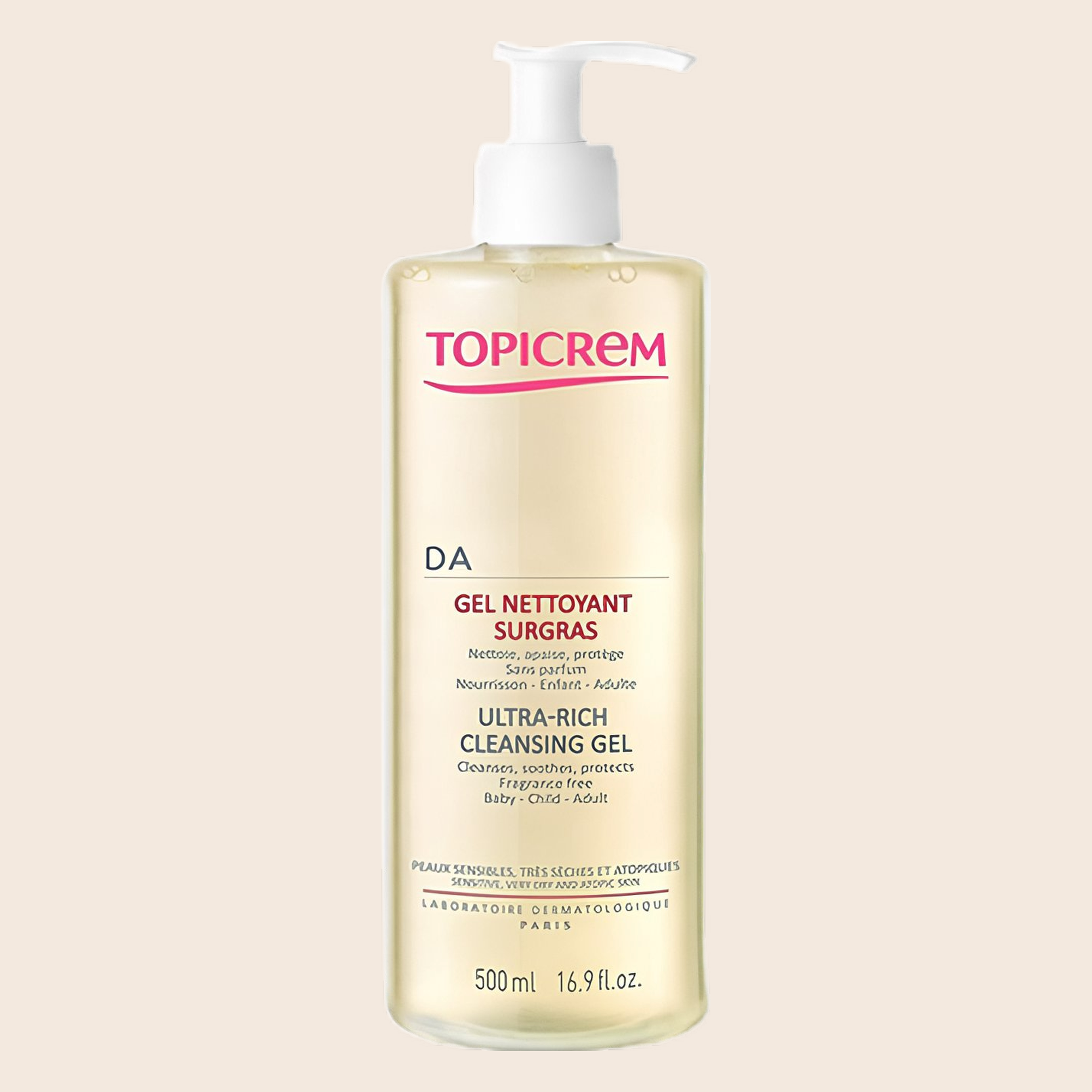 Topicrem - DA Gel Surgras Ultra-Riche 500ml
