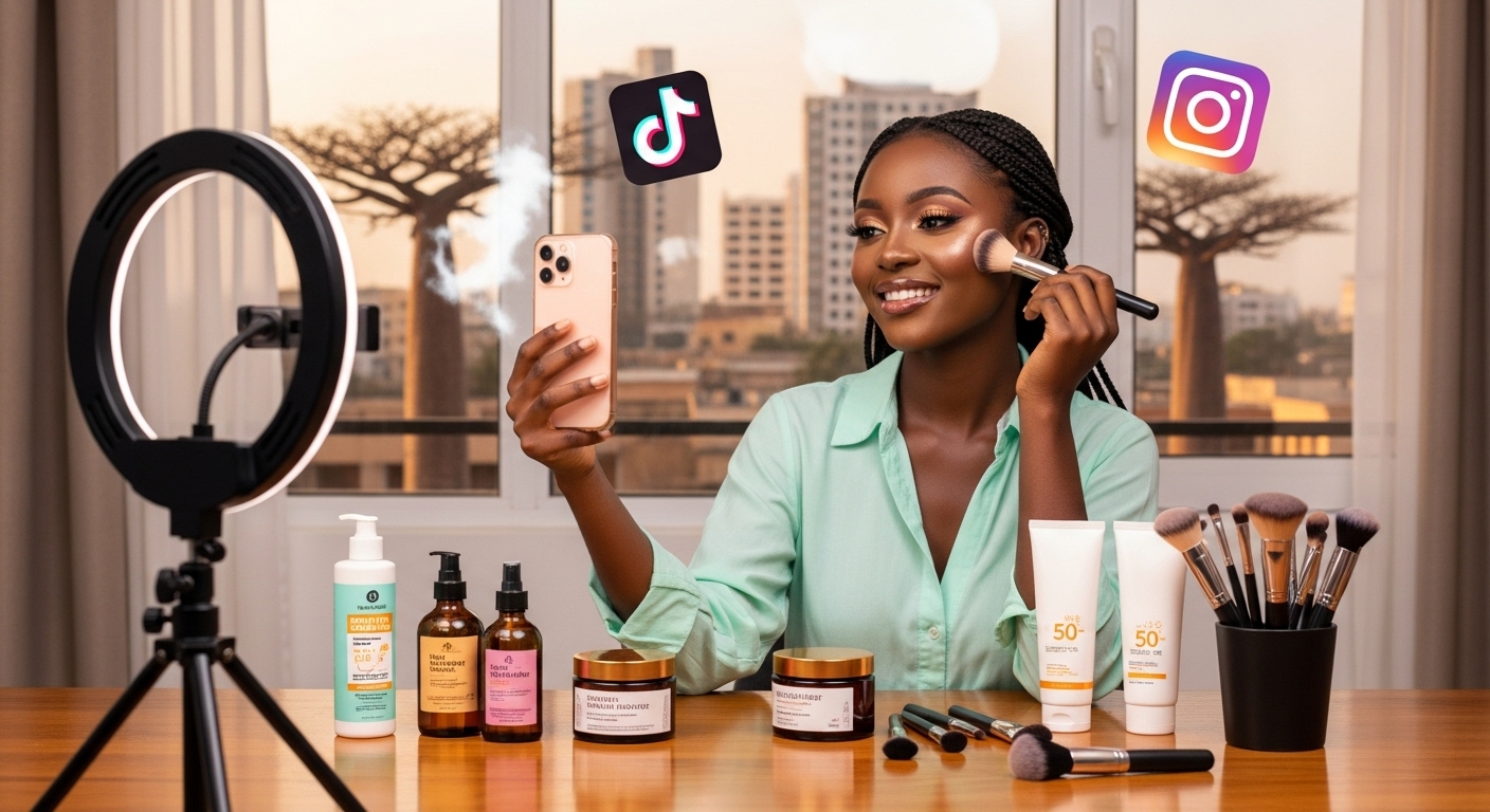 Réseaux sociaux et tendances beauté à Dakar 2025