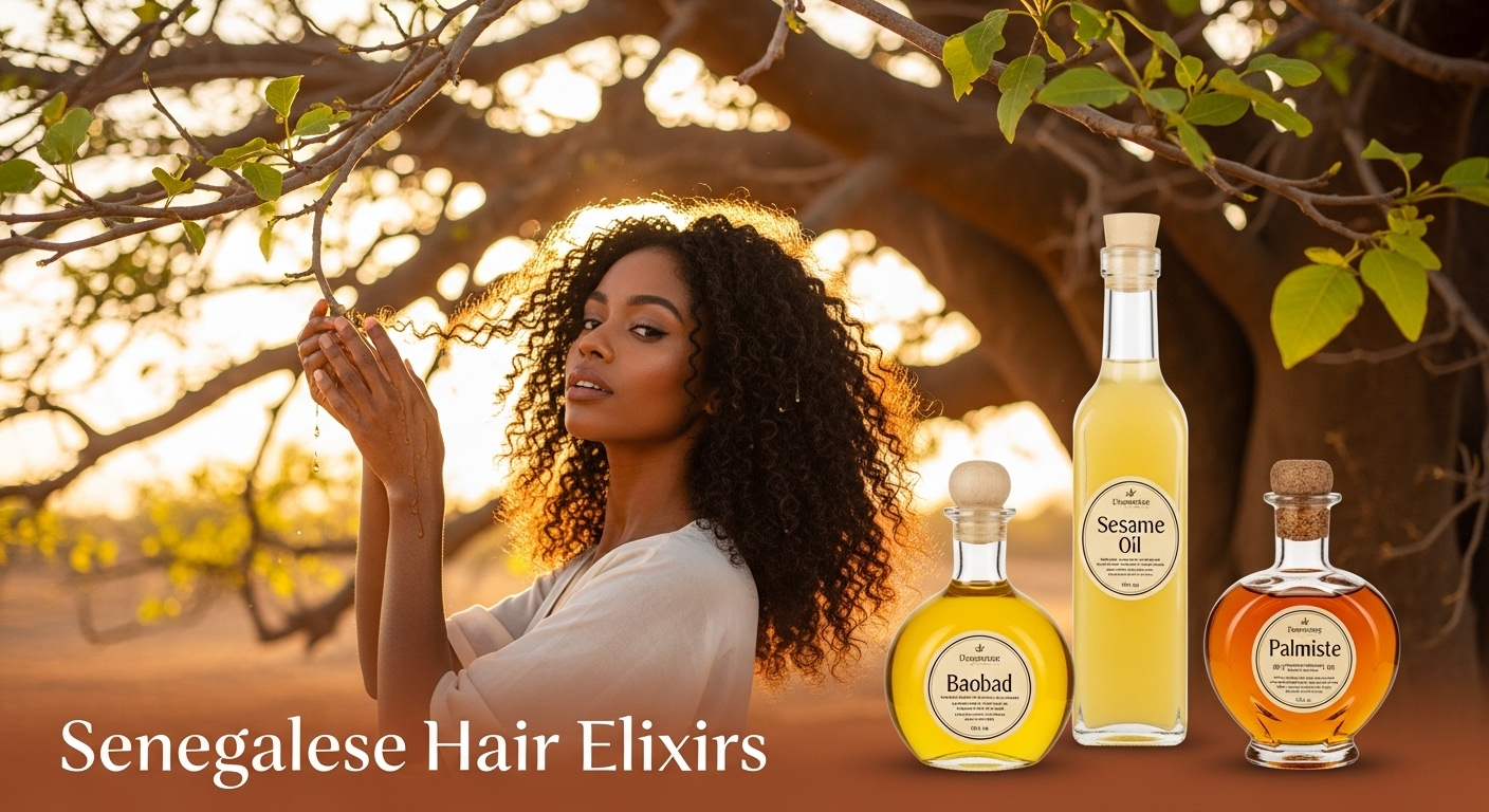 Huiles sénégalaises pour cheveux : baobab, sésame, palmiste