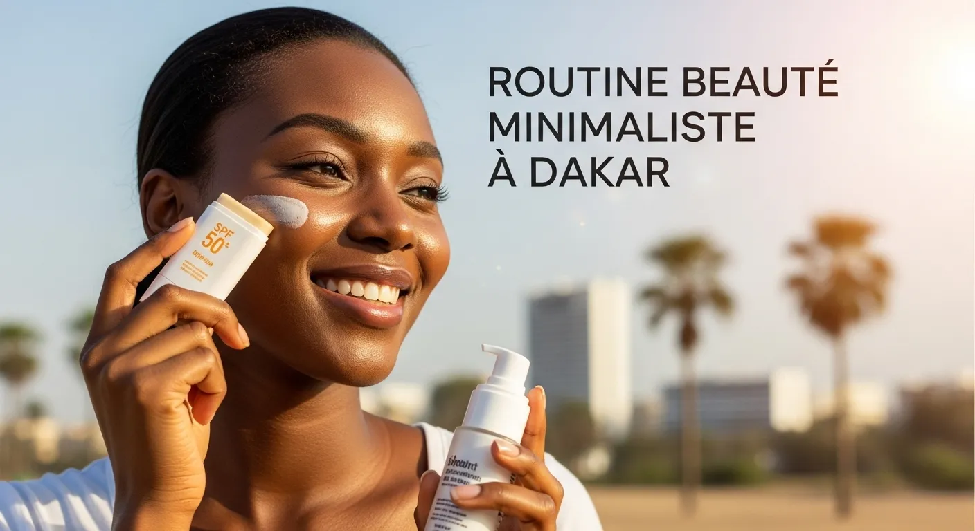 Routine beauté minimaliste pour le climat de Dakar