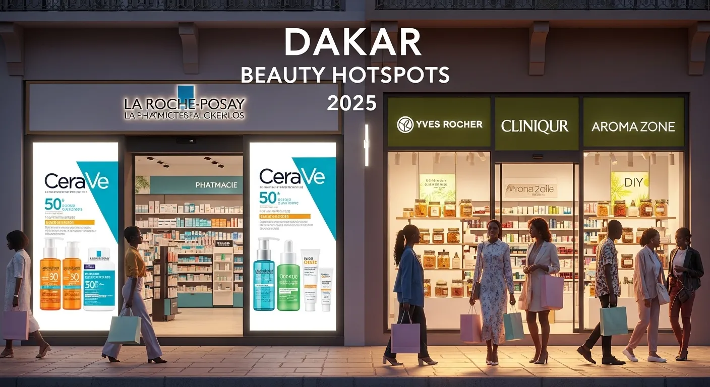 Boutiques Cosmétiques Trendy du Centre-Ville Dakar 2025