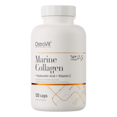 OstroVit – Collagène Marin + Acide Hyaluronique + Vitamine C 120 caps - Dakar Sénégal