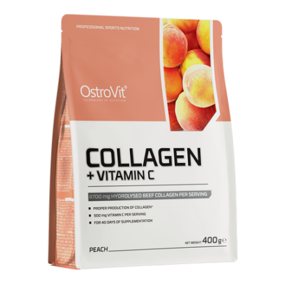 OstroVit – Collagène + Vitamine C Pêche 400g - Dakar Sénégal